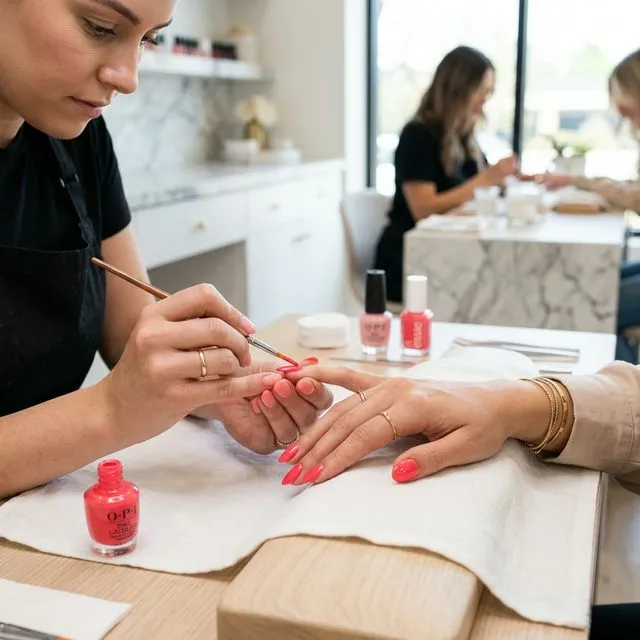 BIAB gel nails at City Nails + Beauty
